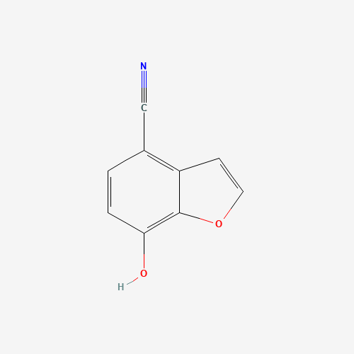 7-hydroxy-1-benzofuran-4-carbonitrile (CAS: 94019-86-0) - Chemical Structure and Molecular Formula 