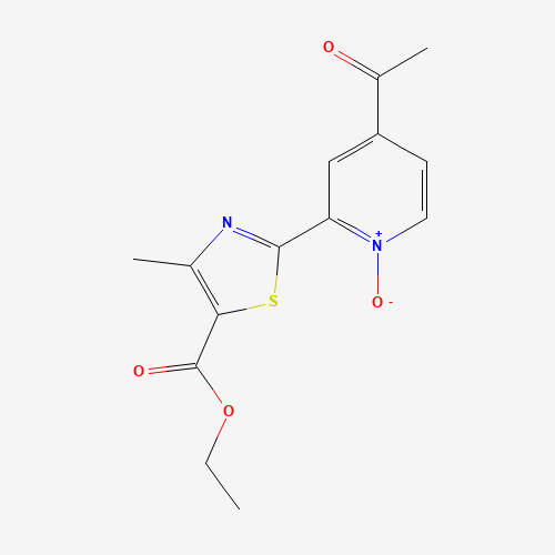 ethyl 2-(4-acetyl-1-oxidopyridin-1-ium-2-yl)-4-methyl-1,3-thiazole-5-carboxylate (CAS: 1432592-60-3) - Related Chemical Product
