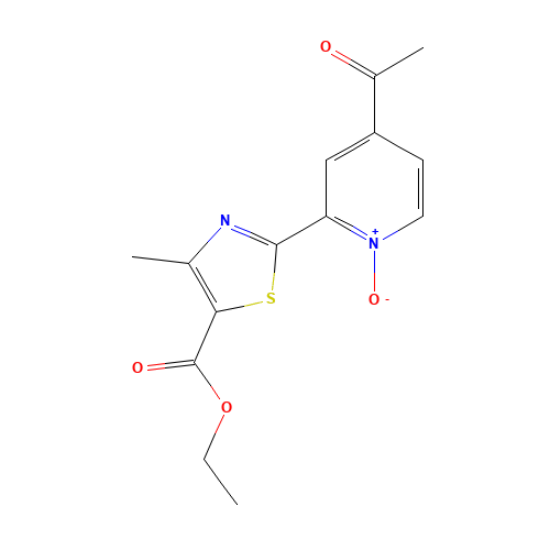 ethyl 2-(4-acetyl-1-oxidopyridin-1-ium-2-yl)-4-methyl-1,3-thiazole-5-carboxylate (CAS: 1432592-60-3) - Related Chemical Product