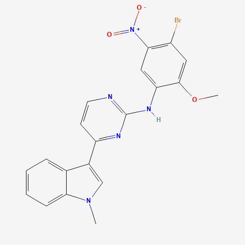 N-(4-bromo-2-methoxy-5-nitrophenyl)-4-(1-methylindol-3-yl)pyrimidin-2-amine (CAS: 1421373-08-1) - Related Chemical Product