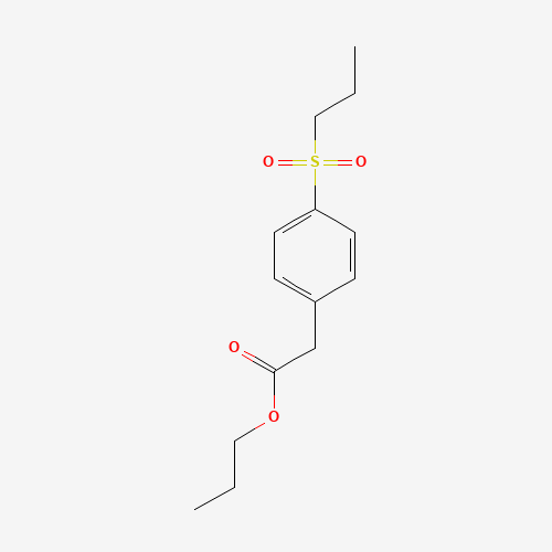 propyl 2-(4-propylsulfonylphenyl)acetate (CAS: 1363179-28-5) - Related Chemical Product