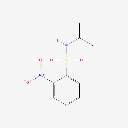 2-nitro-N-propan-2-ylbenzenesulfonamide (CAS: 23530-42-9) - Chemical Structure and Molecular Formula 