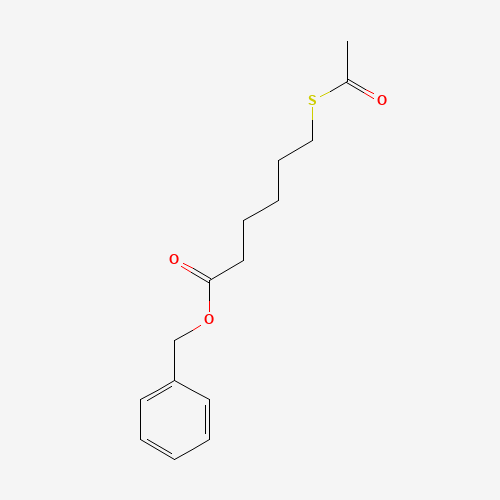 benzyl 6-acetylsulfanylhexanoate (CAS: 1541173-06-1) - Chemical Structure and Molecular Formula 