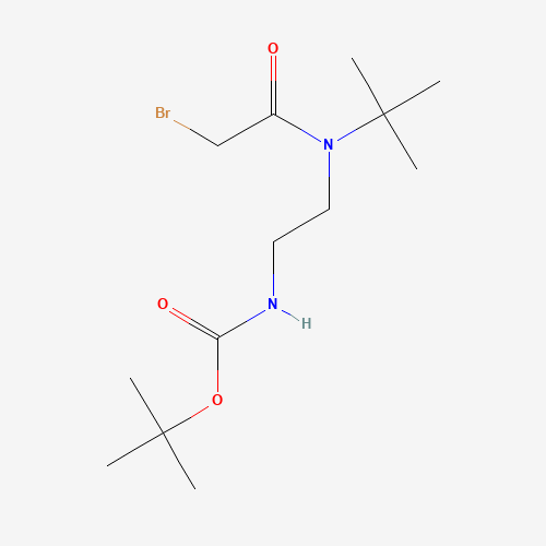 tert-butyl N-[2-[(2-bromoacetyl)-tert-butylamino]ethyl]carbamate (CAS: 1284246-98-5) - Related Chemical Product