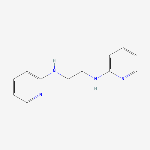 N,N'-dipyridin-2-ylethane-1,2-diamine (CAS: 39643-08-8) - Chemical Structure and Molecular Formula 