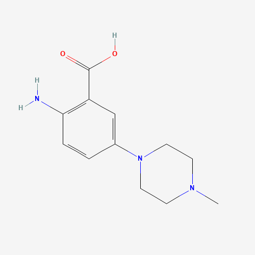 2-amino-5-(4-methylpiperazin-1-yl)benzoic acid (CAS: 835879-06-6) - Related Chemical Product