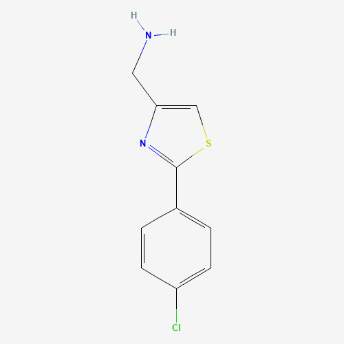 [2-(4-chlorophenyl)-1,3-thiazol-4-yl]methanamine (CAS: 772338-96-2) - Related Chemical Product