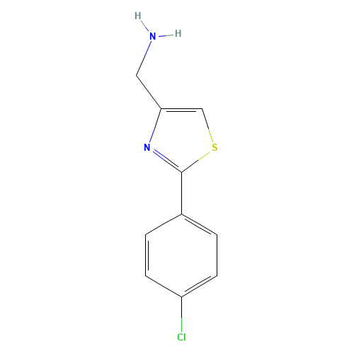 [2-(4-chlorophenyl)-1,3-thiazol-4-yl]methanamine (CAS: 772338-96-2) - Related Chemical Product