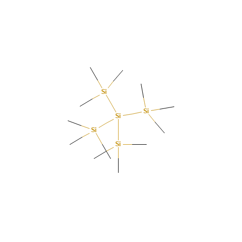 tetrakis(trimethylsilyl)silane (CAS: 4098-98-0) - Chemical Structure and Molecular Formula 