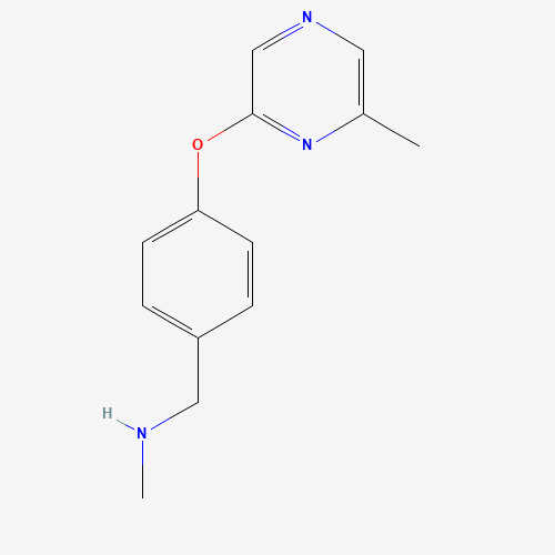 N-methyl-1-[4-(6-methylpyrazin-2-yl)oxyphenyl]methanamine (CAS: 912569-67-6) - Related Chemical Product