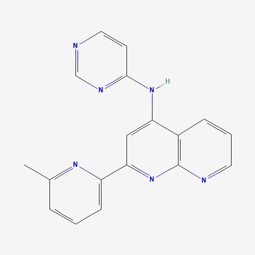 2-(6-methylpyridin-2-yl)-N-pyrimidin-4-yl-1,8-naphthyridin-4-amine (CAS: 1330531-83-3) - Related Chemical Product
