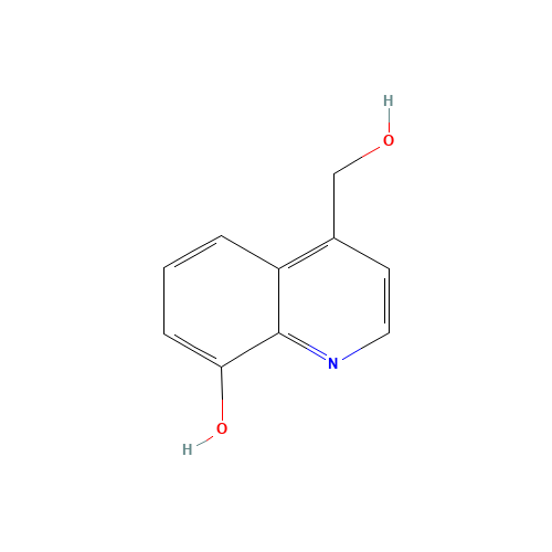4-(hydroxymethyl)quinolin-8-ol (CAS: 372087-07-5) - Chemical Structure and Molecular Formula 
