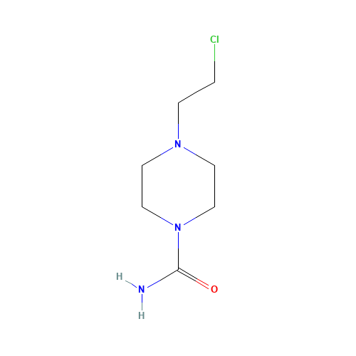 4-(2-chloroethyl)piperazine-1-carboxamide (CAS: 705941-91-9) - Chemical Structure and Molecular Formula 