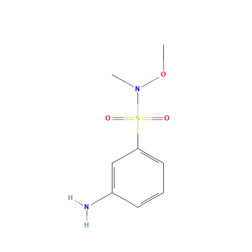 3-amino-N-methoxy-N-methylbenzenesulfonamide (CAS: 1154376-24-5) - Related Chemical Product