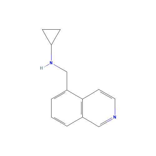 N-(isoquinolin-5-ylmethyl)cyclopropanamine (CAS: 1194487-35-8) - Chemical Structure and Molecular Formula 