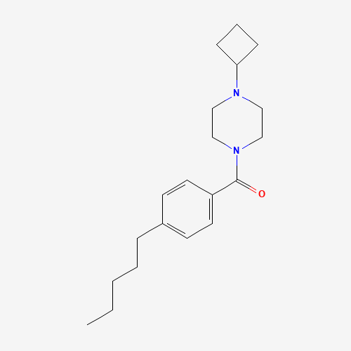 (4-cyclobutylpiperazin-1-yl)-(4-pentylphenyl)methanone (CAS: 1000405-07-1) - Related Chemical Product
