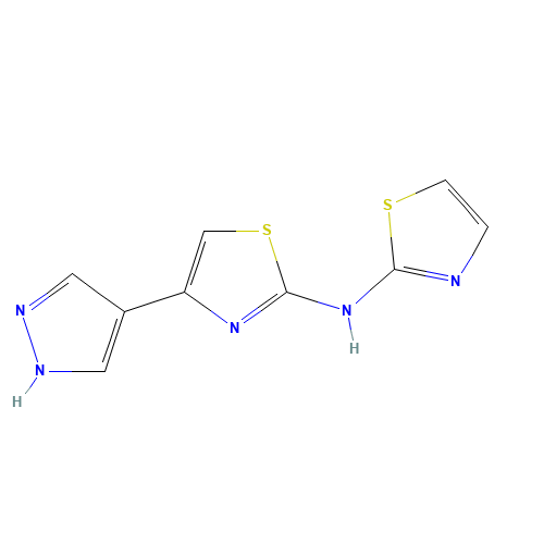 4-(1H-pyrazol-4-yl)-N-(1,3-thiazol-2-yl)-1,3-thiazol-2-amine (CAS: 1235313-04-8) - Related Chemical Product