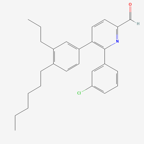 6-(3-chlorophenyl)-5-(4-hexyl-3-propylphenyl)pyridine-2-carbaldehyde (CAS: 1350436-46-2) - Related Chemical Product