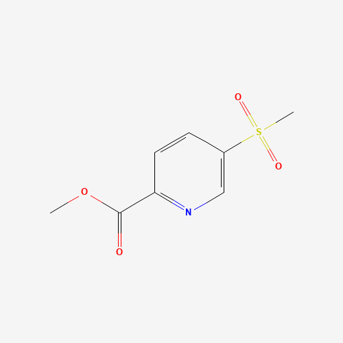 methyl 5-methylsulfonylpyridine-2-carboxylate (CAS: 1201326-81-9) - Chemical Structure and Molecular Formula 