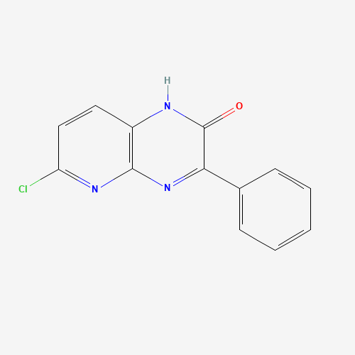 6-chloro-3-phenyl-1H-pyrido[2,3-b]pyrazin-2-one (CAS: 1032528-00-9) - Chemical Structure and Molecular Formula 
