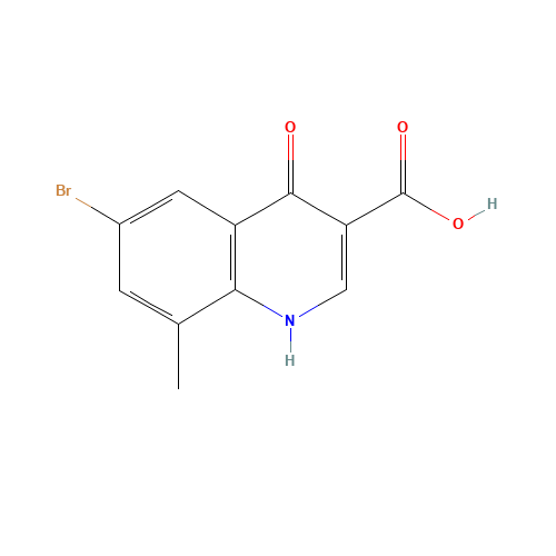 6-bromo-8-methyl-4-oxo-1H-quinoline-3-carboxylic acid (CAS: 67643-46-3) - Related Chemical Product