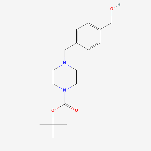 tert-butyl 4-[[4-(hydroxymethyl)phenyl]methyl]piperazine-1-carboxylate (CAS: 622381-67-3) - Related Chemical Product