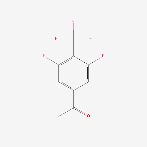 1-[3,5-difluoro-4-(trifluoromethyl)phenyl]ethanone (CAS: 1189359-39-4) - Related Chemical Product