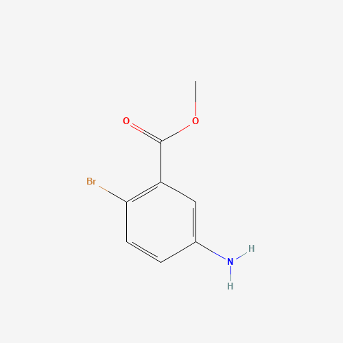 methyl 5-amino-2-bromobenzoate (CAS: 6942-37-6) - Chemical Structure and Molecular Formula 