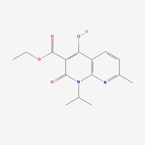 ethyl 4-hydroxy-7-methyl-2-oxo-1-propan-2-yl-1,8-naphthyridine-3-carboxylate (CAS: 1253791-01-3) - Related Chemical Product