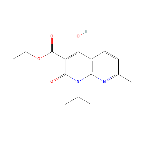ethyl 4-hydroxy-7-methyl-2-oxo-1-propan-2-yl-1,8-naphthyridine-3-carboxylate (CAS: 1253791-01-3) - Related Chemical Product