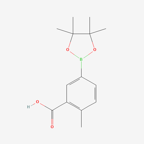 2-methyl-5-(4,4,5,5-tetramethyl-1,3,2-dioxaborolan-2-yl)benzoic acid (CAS: 1431542-21-0) - Related Chemical Product