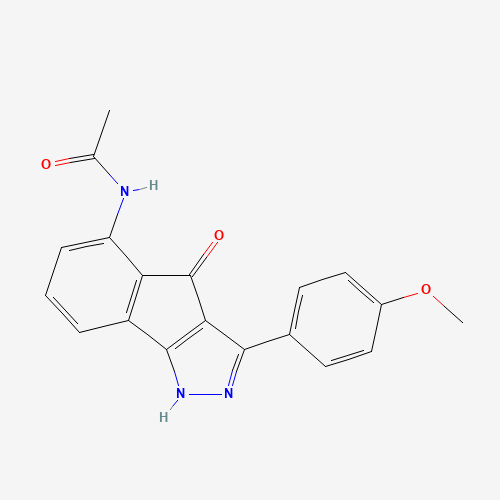 N-[3-(4-methoxyphenyl)-4-oxo-1H-indeno[1,2-c]pyrazol-5-yl]acetamide (CAS: 247148-40-9) - Related Chemical Product