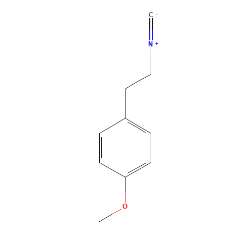 1-(2-isocyanoethyl)-4-methoxybenzene (CAS: 112057-91-7) - Chemical Structure and Molecular Formula 