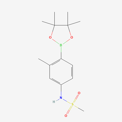 N-[3-methyl-4-(4,4,5,5-tetramethyl-1,3,2-dioxaborolan-2-yl)phenyl]methanesulfonamide (CAS: 1006380-18-2) - Related Chemical Product
