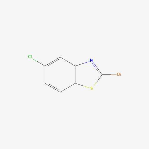 2-bromo-5-chloro-1,3-benzothiazole (CAS: 2941-56-2) - Chemical Structure and Molecular Formula 