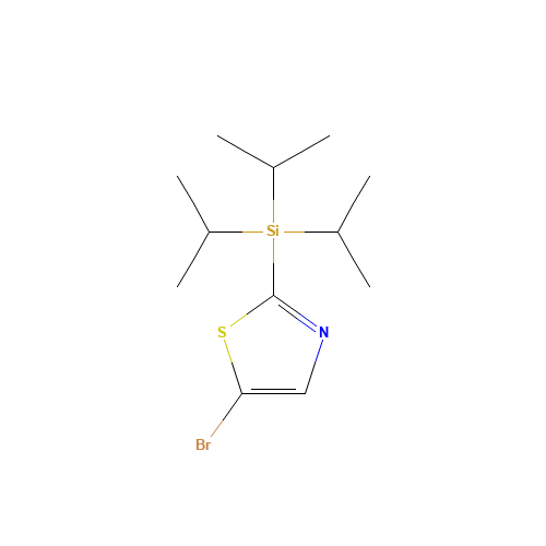 (5-bromo-1,3-thiazol-2-yl)-tri(propan-2-yl)silane (CAS: 681218-91-7) - Related Chemical Product