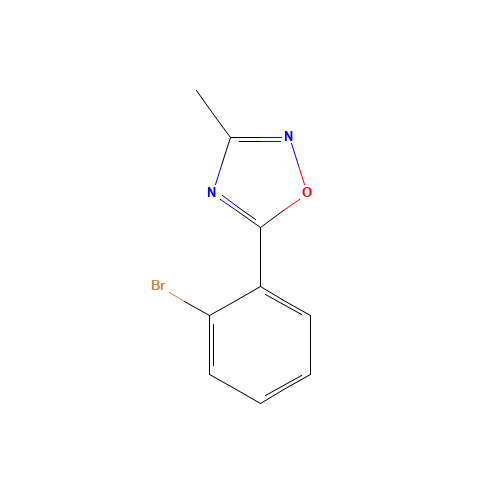 5-(2-bromophenyl)-3-methyl-1,2,4-oxadiazole (CAS: 375857-64-0) - Related Chemical Product