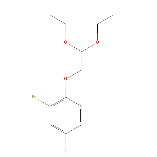 2-bromo-1-(2,2-diethoxyethoxy)-4-fluorobenzene (CAS: 253429-18-4) - Related Chemical Product