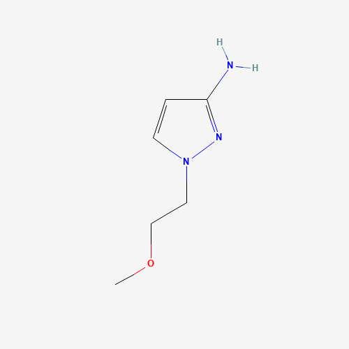 1-(2-methoxyethyl)pyrazol-3-amine (CAS: 899899-20-8) - Chemical Structure and Molecular Formula 