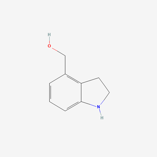2,3-dihydro-1H-indol-4-ylmethanol (CAS: 905274-11-5) - Chemical Structure and Molecular Formula 