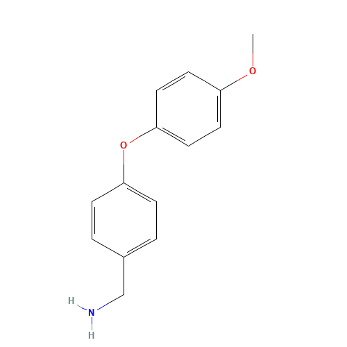 [4-(4-methoxyphenoxy)phenyl]methanamine (CAS: 477868-65-8) - Related Chemical Product