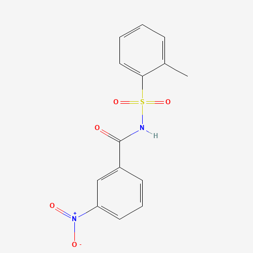 N-(2-methylphenyl)sulfonyl-3-nitrobenzamide (CAS: 146374-30-3) - Related Chemical Product