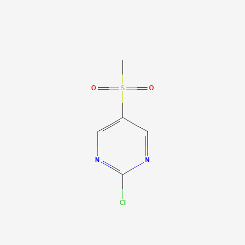 2-chloro-5-methylsulfonylpyrimidine (CAS: 321565-33-7) - Chemical Structure and Molecular Formula 