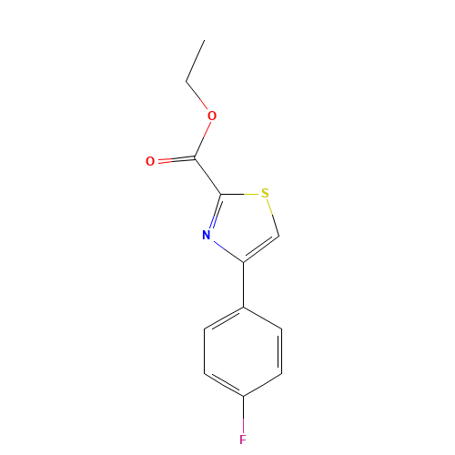ethyl 4-(4-fluorophenyl)-1,3-thiazole-2-carboxylate (CAS: 886366-37-6) - Related Chemical Product