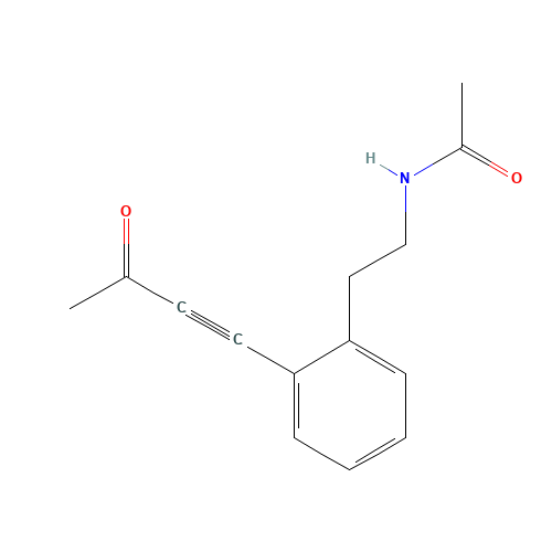 N-[2-[2-(3-oxobut-1-ynyl)phenyl]ethyl]acetamide (CAS: 1247089-46-8) - Related Chemical Product