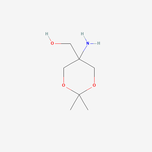 (5-amino-2,2-dimethyl-1,3-dioxan-5-yl)methanol (CAS: 53104-32-8) - Chemical Structure and Molecular Formula 