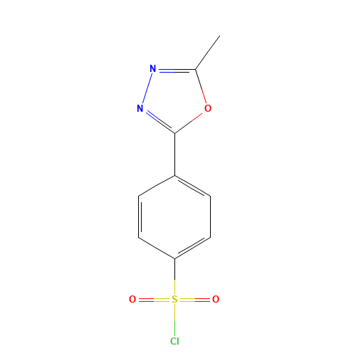 4-(5-methyl-1,3,4-oxadiazol-2-yl)benzenesulfonyl chloride (CAS: 880771-39-1) - Related Chemical Product
