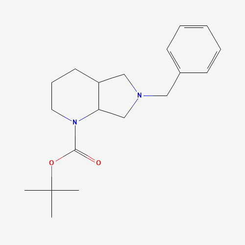 tert-butyl 6-benzyl-3,4,4a,5,7,7a-hexahydro-2H-pyrrolo[3,4-b]pyridine-1-carboxylate (CAS: 159877-35-7) - Related Chemical Product