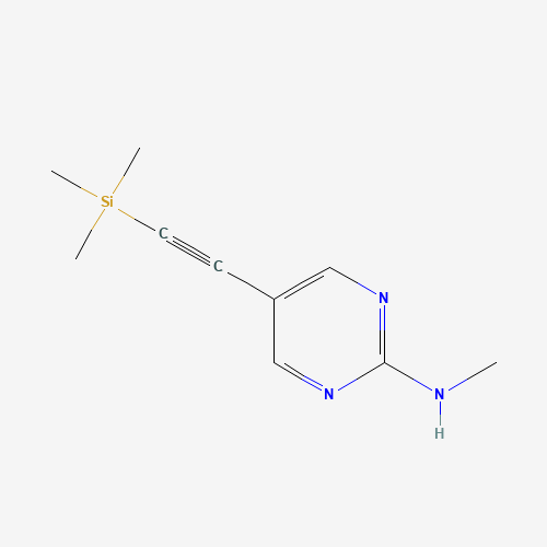 N-methyl-5-(2-trimethylsilylethynyl)pyrimidin-2-amine (CAS: 884603-51-4) - Related Chemical Product