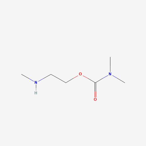 2-(methylamino)ethyl N,N-dimethylcarbamate (CAS: 161281-98-7) - Chemical Structure and Molecular Formula 